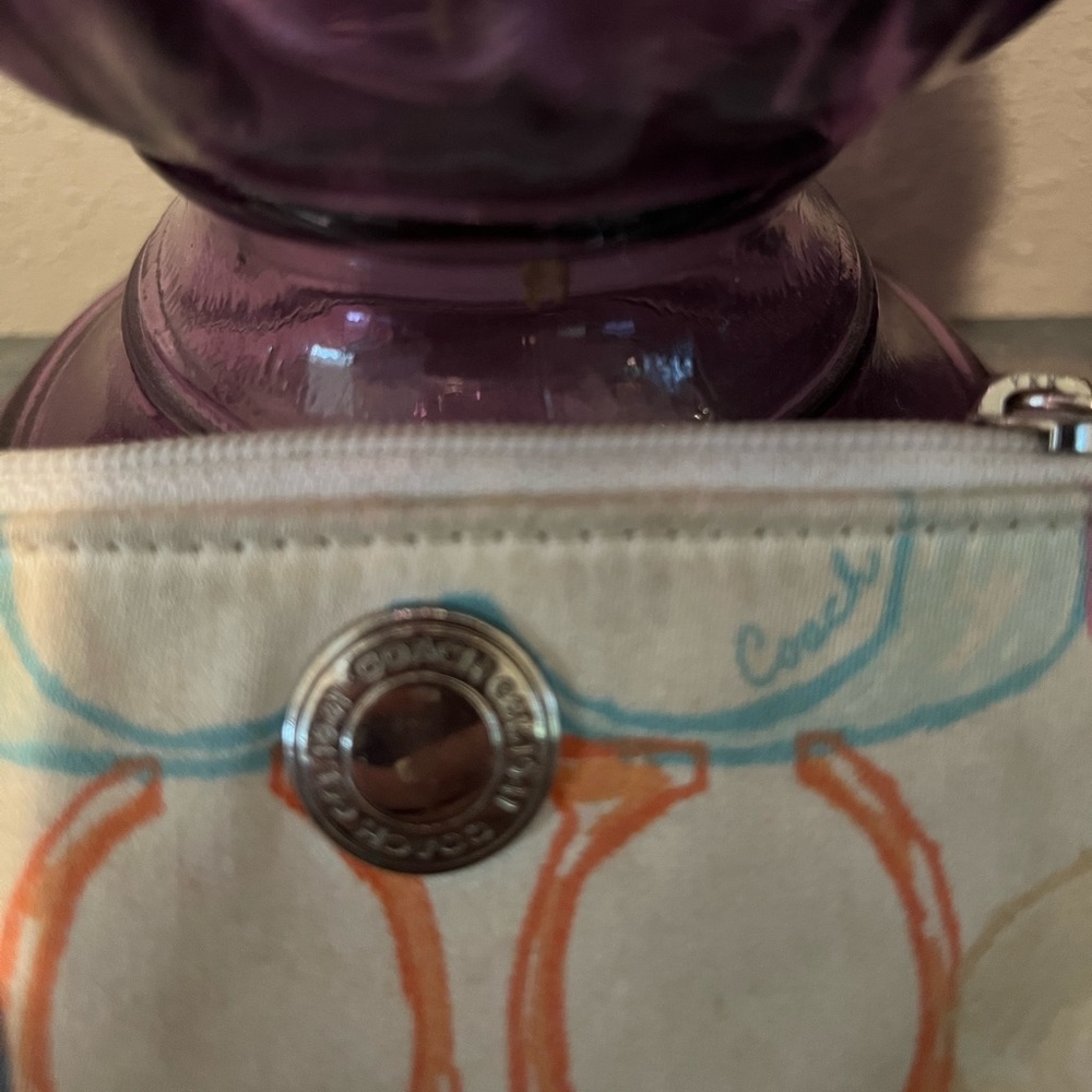 Coach Mini Wallet with Keychain - Picture 3 of 7